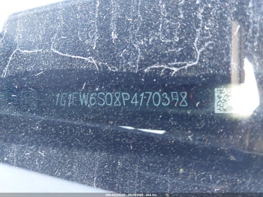 2023 Chevrolet Bolt Ev Fwd 1Lt VIN: 1G1FW6S08P4170398 Lot: 43325229