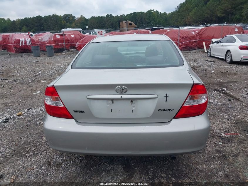 2004 Toyota Camry Se VIN: 4T1BE32K84U843903 Lot: 43325253
