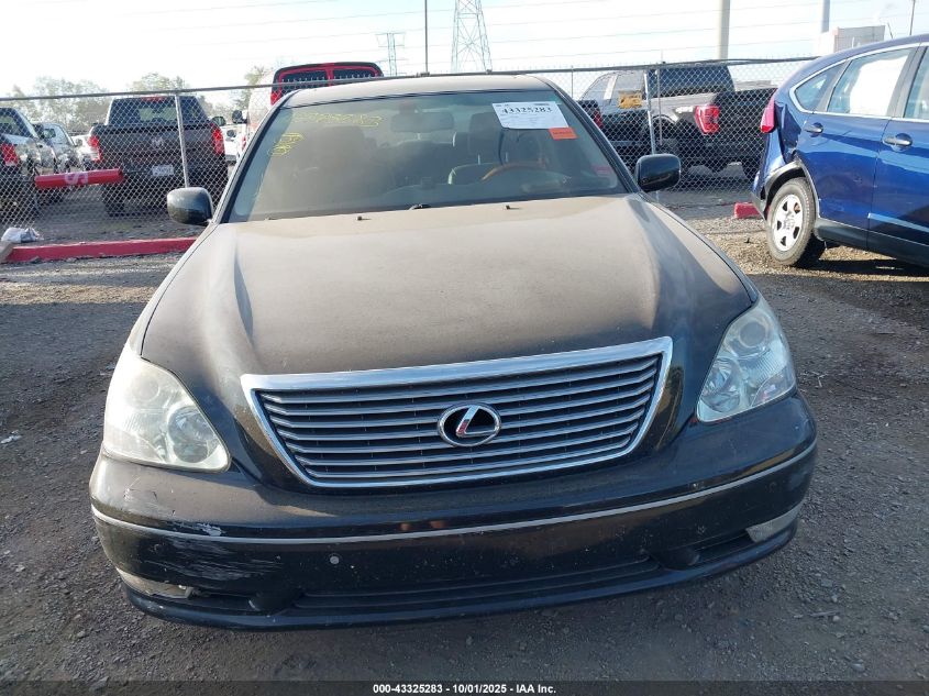 2004 Lexus Ls 430 VIN: JTHBN36F840163619 Lot: 43325283