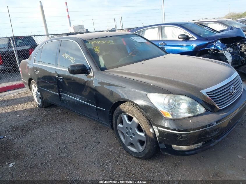 2004 Lexus Ls 430 VIN: JTHBN36F840163619 Lot: 43325283