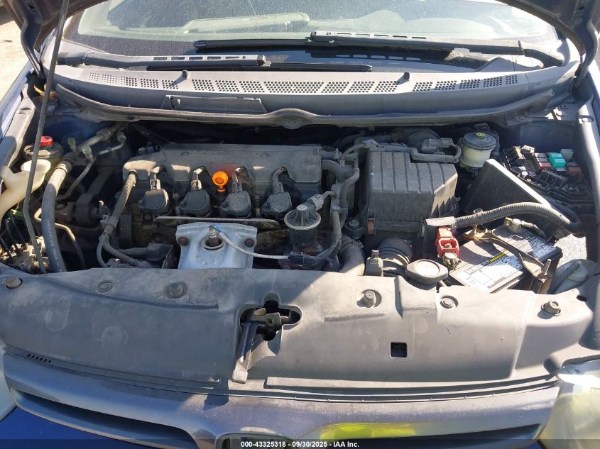 2008 Honda Civic Lx VIN: 2HGFG12618H568330 Lot: 43325318