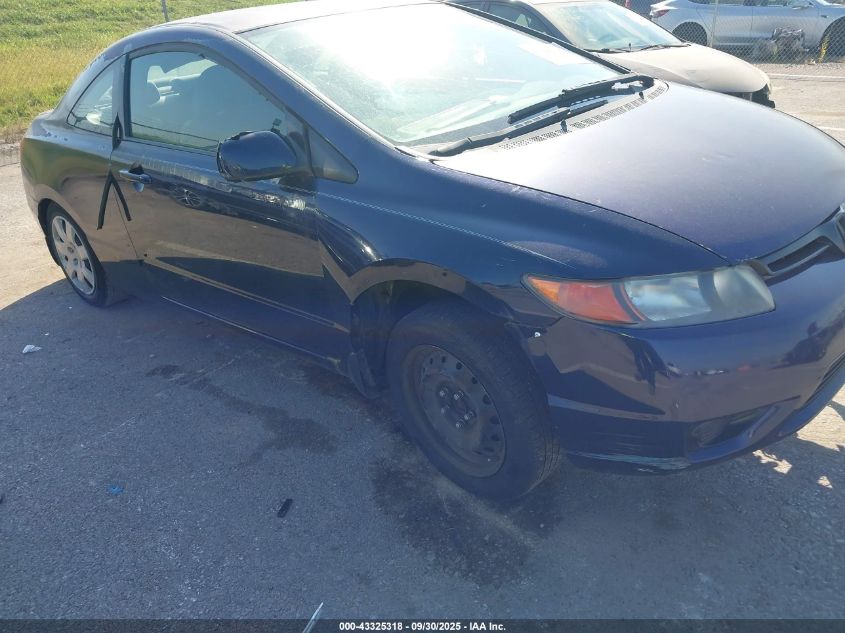 2008 Honda Civic Lx VIN: 2HGFG12618H568330 Lot: 43325318