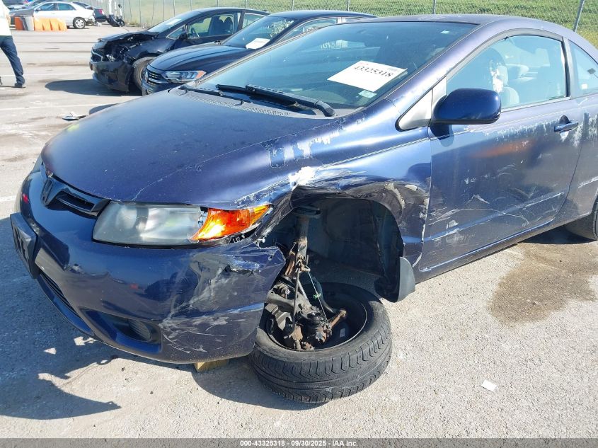 2008 Honda Civic Lx VIN: 2HGFG12618H568330 Lot: 43325318