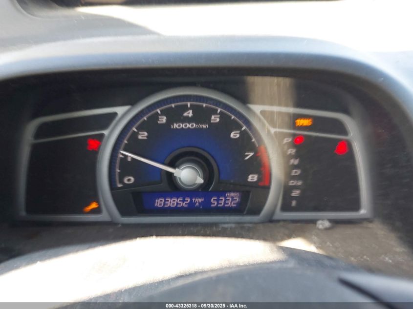 2008 Honda Civic Lx VIN: 2HGFG12618H568330 Lot: 43325318