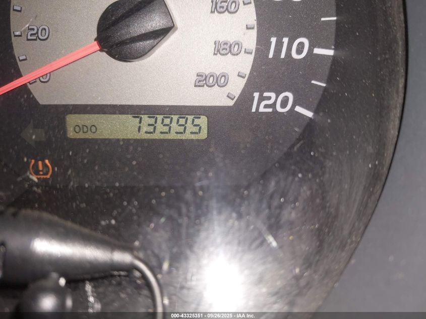 2007 Toyota Tacoma Base V6 VIN: 5TEMU52N97Z402962 Lot: 43325351