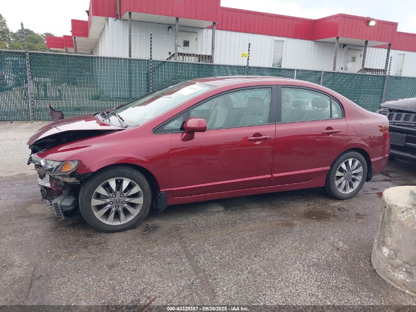 2009 Honda Civic Ex VIN: 19XFA16859E008027 Lot: 43325357