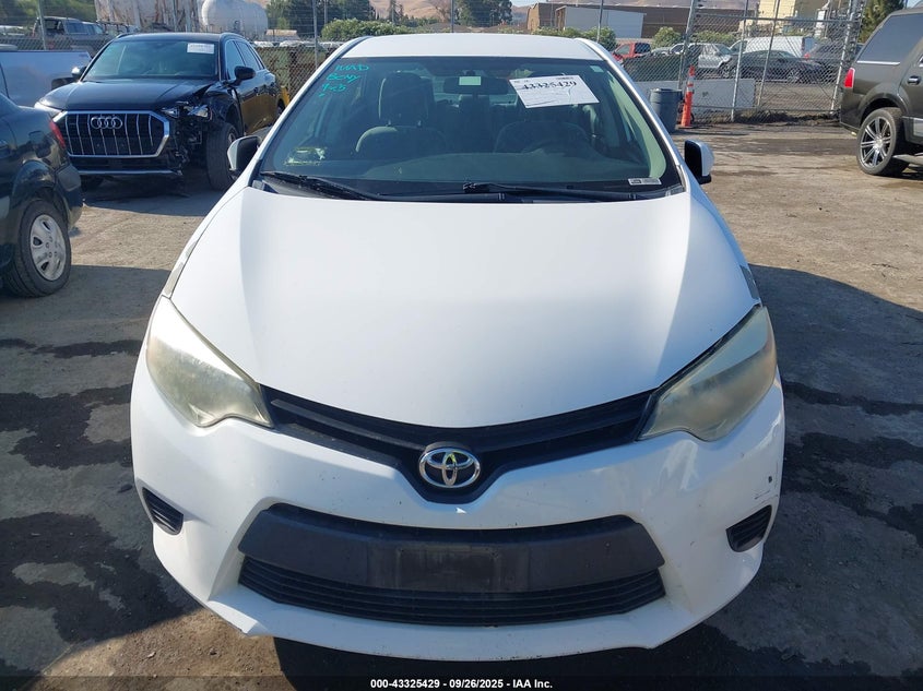 2015 Toyota Corolla L VIN: 5YFBURHEXFP224246 Lot: 43325429