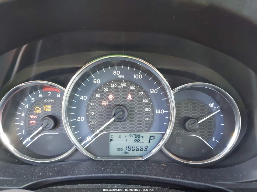 2015 Toyota Corolla L VIN: 5YFBURHEXFP224246 Lot: 43325429