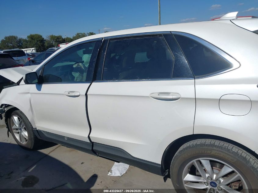 2015 Ford Edge Sel VIN: 2FMTK3J96FBB05392 Lot: 43325437
