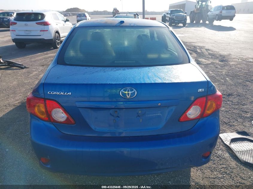 2010 Toyota Corolla Le VIN: 2T1BU4EE5AC381103 Lot: 43325446