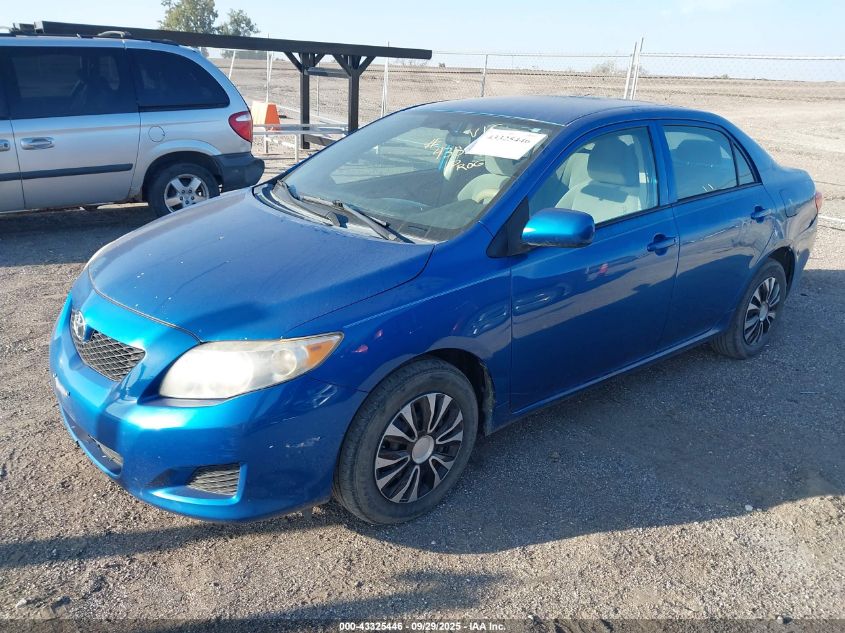 2010 Toyota Corolla Le VIN: 2T1BU4EE5AC381103 Lot: 43325446