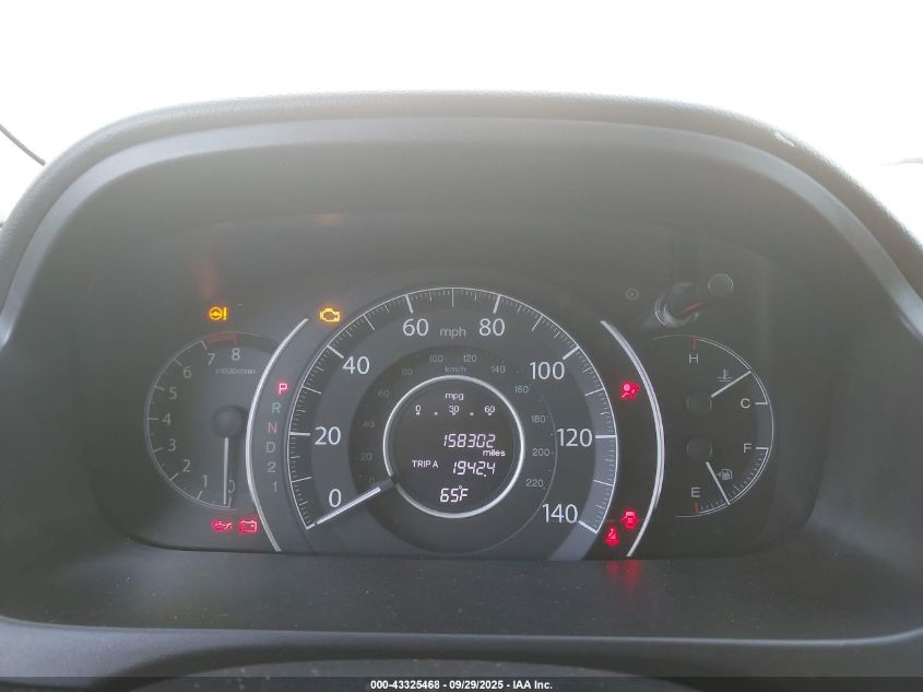 2014 Honda Cr-V Lx VIN: 5J6RM3H37EL014957 Lot: 43325468