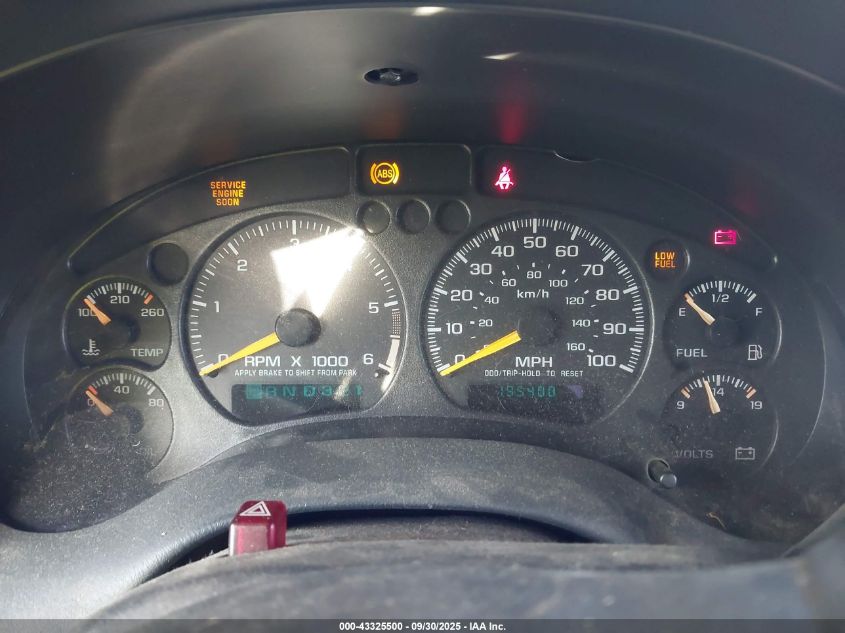 2000 GMC Sonoma Sls VIN: 1GTCS19W2Y8251748 Lot: 43325500