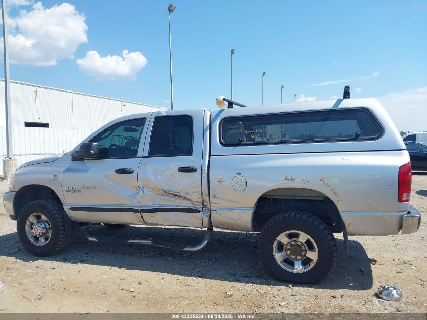 2006 Dodge Ram 2500 Slt/Trx4 Off Road/Sport/Power Wagon VIN: 1D7KS28C26J149127 Lot: 43325534
