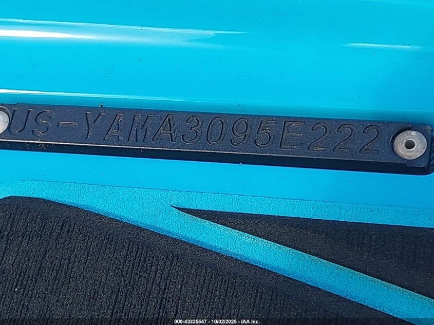 2022 Yamaha Gp1800 VIN: YAMA3095E222 Lot: 43325547