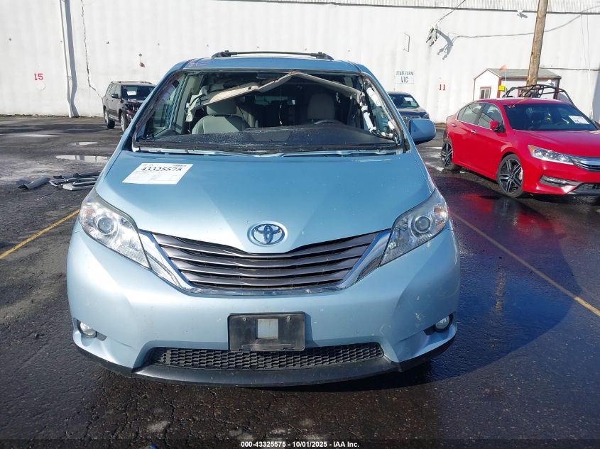 2016 Toyota Sienna Xle Premium 8 Passenger VIN: 5TDYK3DC9GS727602 Lot: 43325575