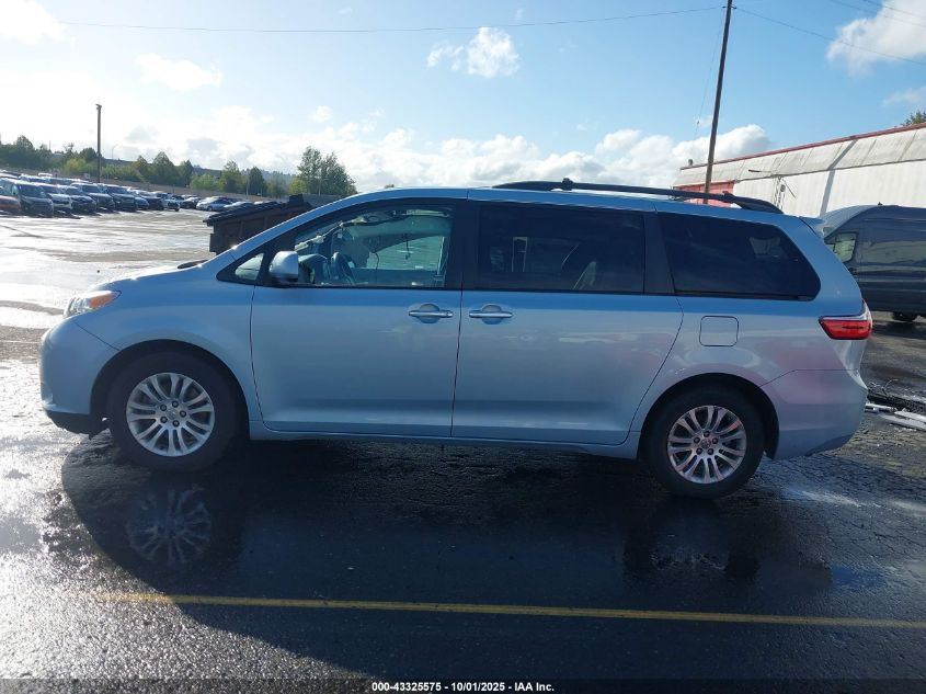 2016 Toyota Sienna Xle Premium 8 Passenger VIN: 5TDYK3DC9GS727602 Lot: 43325575
