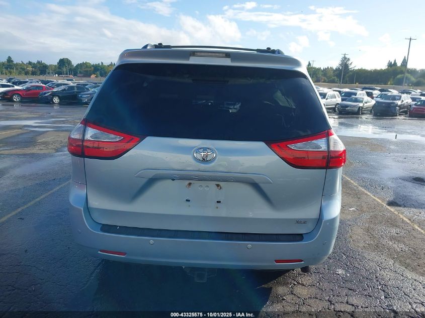 2016 Toyota Sienna Xle Premium 8 Passenger VIN: 5TDYK3DC9GS727602 Lot: 43325575