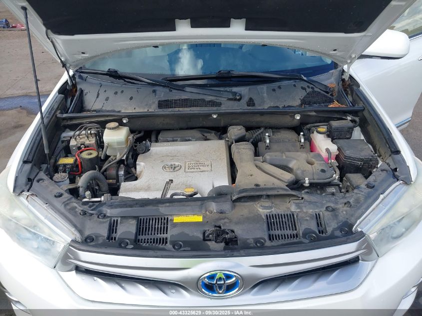 2012 Toyota Highlander Hybrid Limited V6 VIN: JTEDC3EH2C2008100 Lot: 43325629