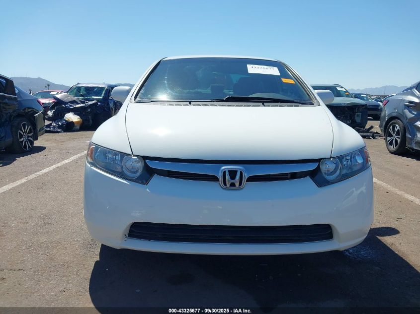 2007 Honda Civic Lx VIN: 1HGFA16537L051387 Lot: 43325677