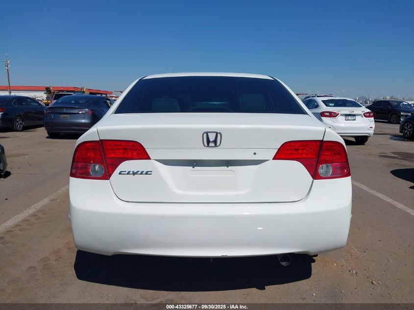 2007 Honda Civic Lx VIN: 1HGFA16537L051387 Lot: 43325677