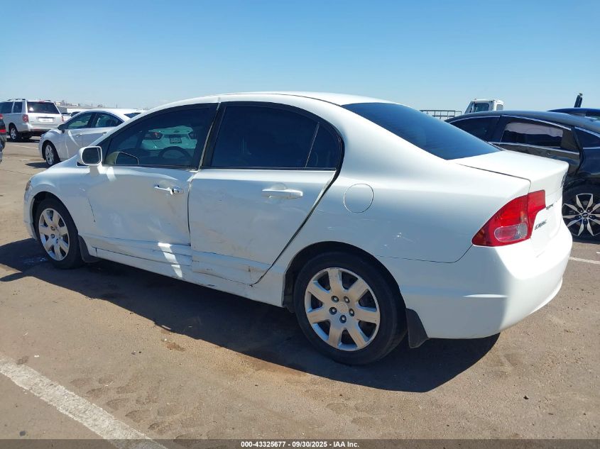 2007 Honda Civic Lx VIN: 1HGFA16537L051387 Lot: 43325677