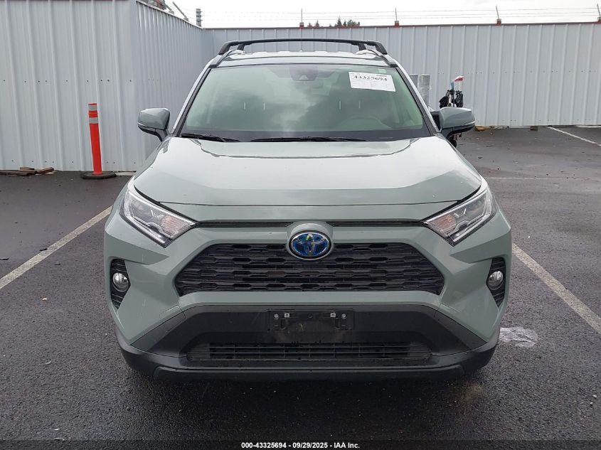 2021 Toyota Rav4 Hybrid Xle VIN: JTMRWRFV9MD100173 Lot: 43325694