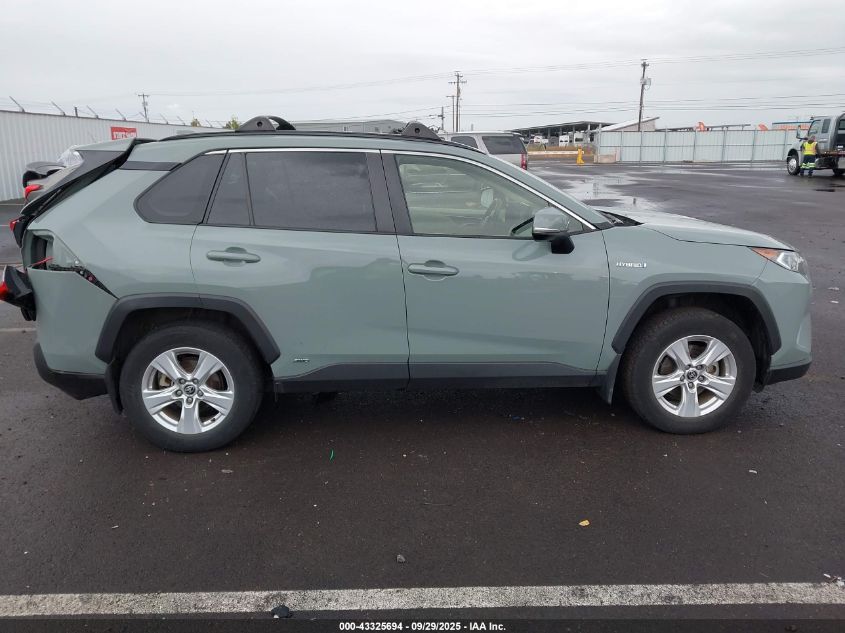 2021 Toyota Rav4 Hybrid Xle VIN: JTMRWRFV9MD100173 Lot: 43325694