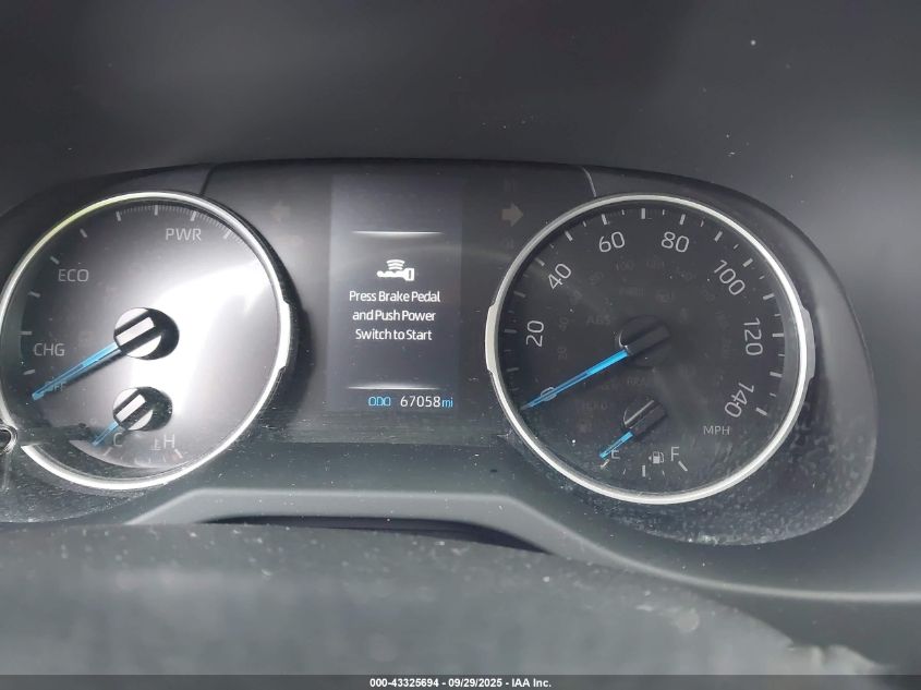 2021 Toyota Rav4 Hybrid Xle VIN: JTMRWRFV9MD100173 Lot: 43325694