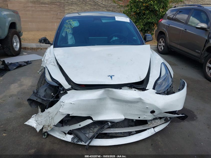 2021 Tesla Model 3 VIN: 5YJ3E1EB4MF997381 Lot: 43325748