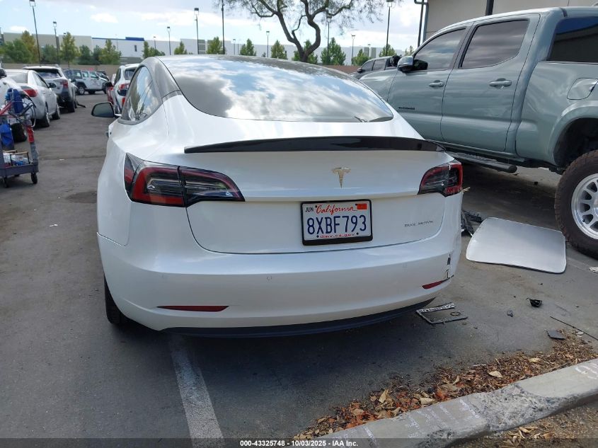 2021 Tesla Model 3 VIN: 5YJ3E1EB4MF997381 Lot: 43325748