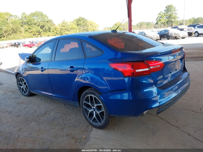 Vin: 1fadp3h20jl210625, lot: 43820420, ford focus sel 20183