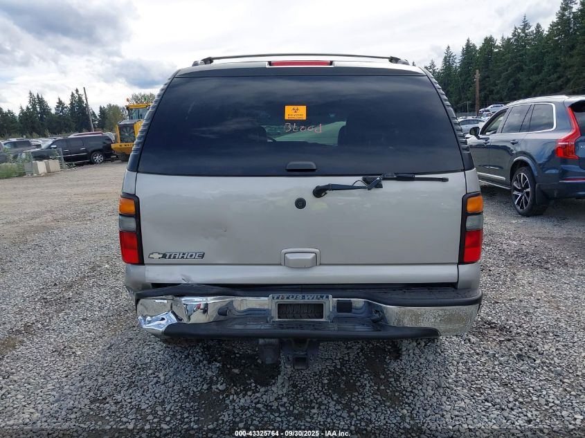 2006 Chevrolet Tahoe Lt VIN: 1GNEK13T46R162821 Lot: 43325764