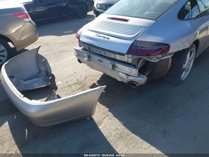 1999 Porsche 911 Carrera/Carrera 4/Carrera Tiptronic VIN: WP0AA2998XS625288 Lot: 43325779