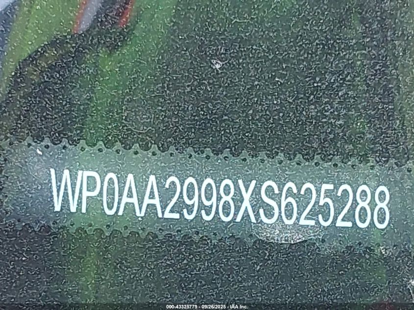 1999 Porsche 911 Carrera/Carrera 4/Carrera Tiptronic VIN: WP0AA2998XS625288 Lot: 43325779