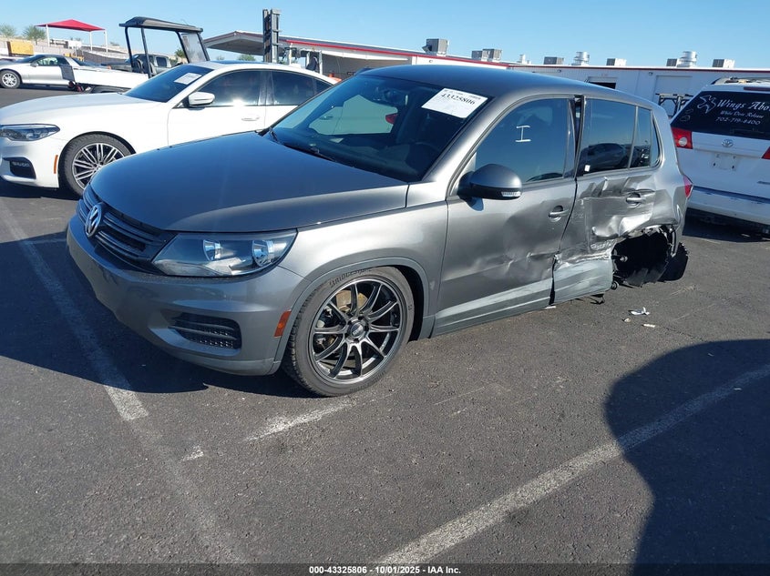 2014 VOLKSWAGEN TIGUAN S WVGAV3AX7EW618824