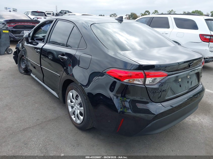 2025 Toyota Corolla Le black sedan gasoline 5YFB4MDE7SP240052 photo #4