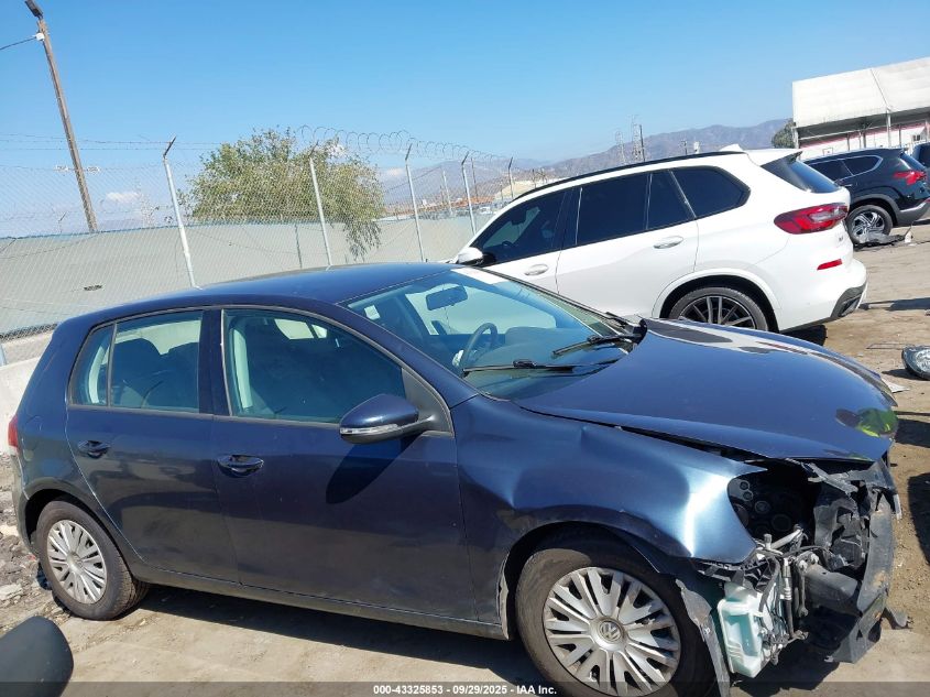 2013 Volkswagen Golf 2.5L 4-Door VIN: WVWDB7AJ4DW119507 Lot: 43325853