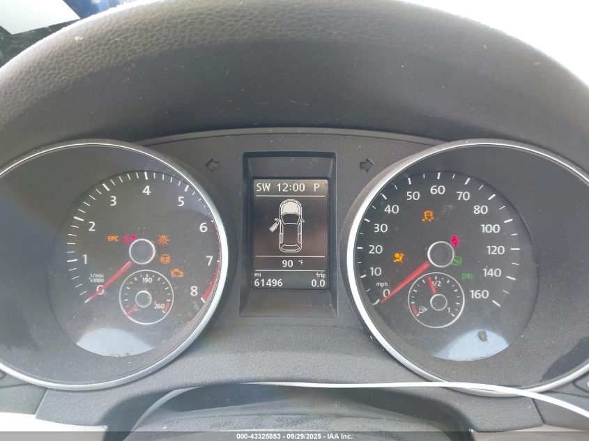 2013 Volkswagen Golf 2.5L 4-Door VIN: WVWDB7AJ4DW119507 Lot: 43325853