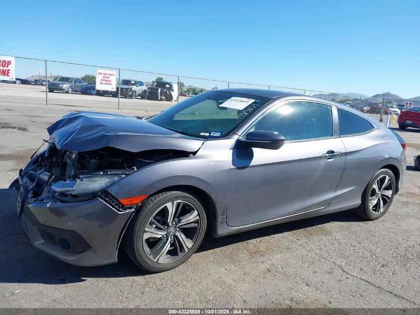 2018 Honda Civic Touring VIN: 2HGFC3B90JH354856 Lot: 43325859