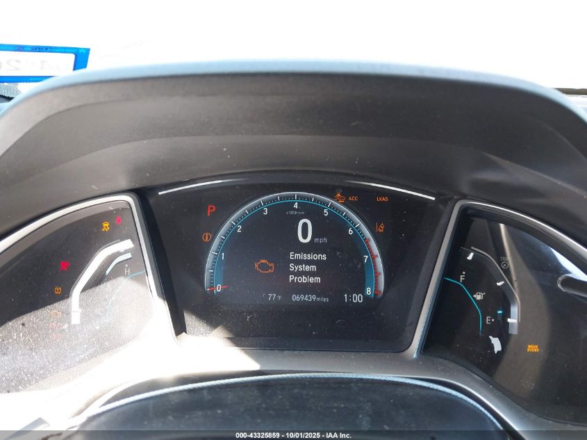 2018 Honda Civic Touring VIN: 2HGFC3B90JH354856 Lot: 43325859