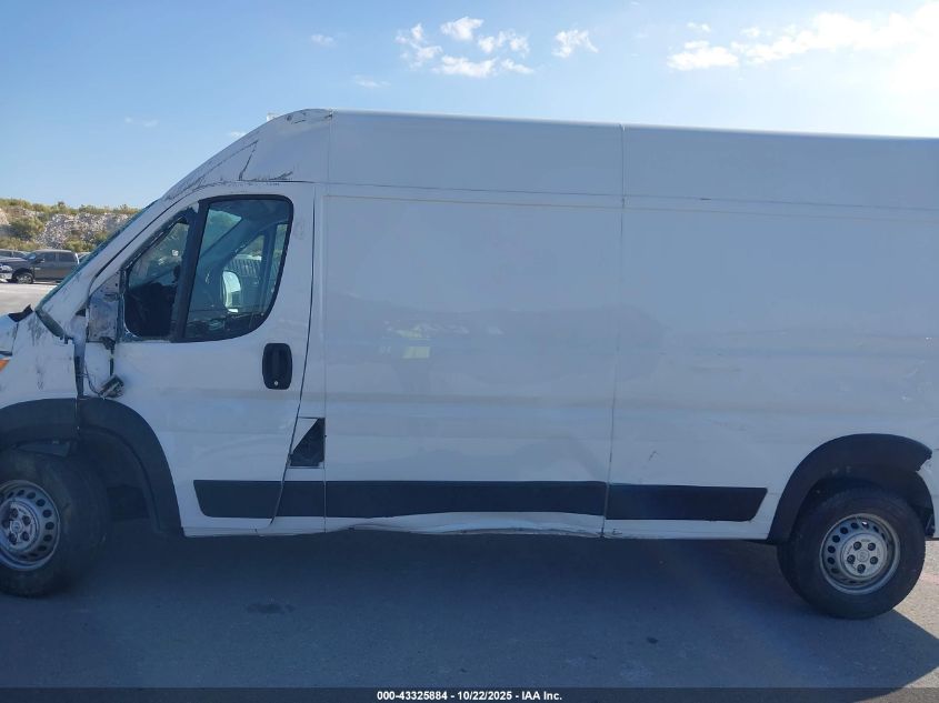 2024 Ram Promaster 2500 Tradesman High Roof 159 Wb W/Pass Seat VIN: 3C6LRVDG6RE106892 Lot: 43325884