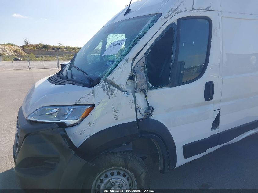 2024 Ram Promaster 2500 Tradesman High Roof 159 Wb W/Pass Seat VIN: 3C6LRVDG6RE106892 Lot: 43325884