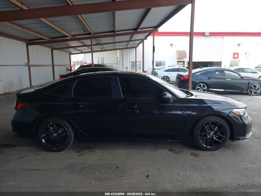 2025 Honda Civic Sport VIN: 2HGFE2F51SH509833 Lot: 43325898