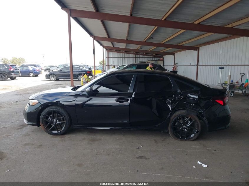 2025 Honda Civic Sport VIN: 2HGFE2F51SH509833 Lot: 43325898