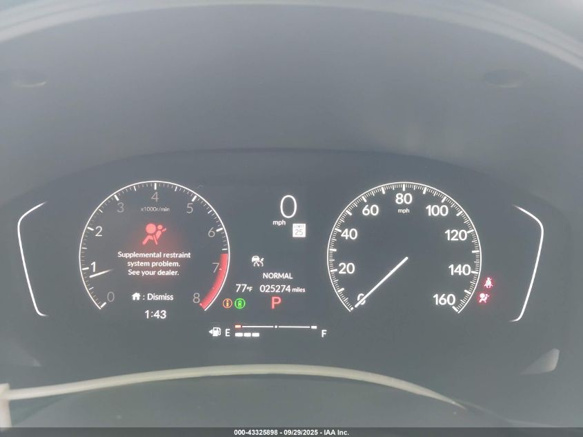 2025 Honda Civic Sport VIN: 2HGFE2F51SH509833 Lot: 43325898