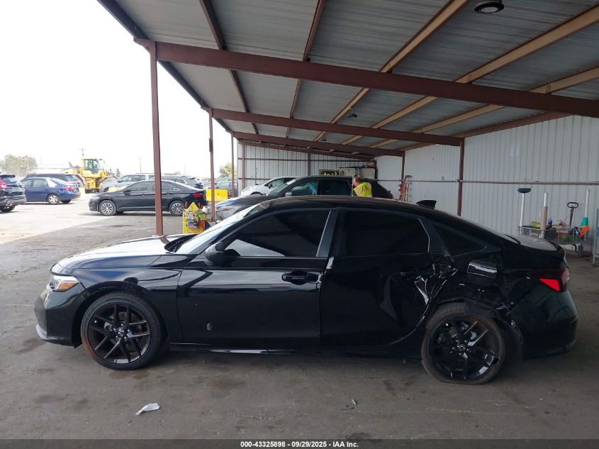 2025 Honda Civic Sport VIN: 2HGFE2F51SH509833 Lot: 43325898