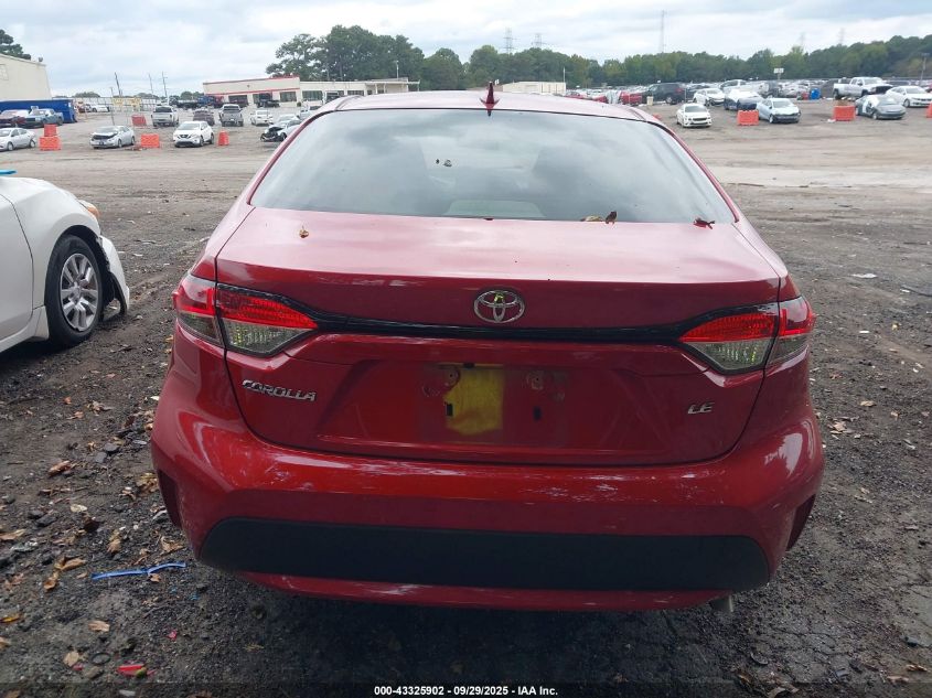 2020 Toyota Corolla Le VIN: JTDEPRAE7LJ078659 Lot: 43325902