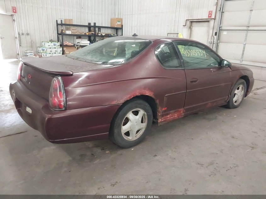 2G1WX15K749121330 2004 CHEVROLET MONTE CARLO photo no. 4