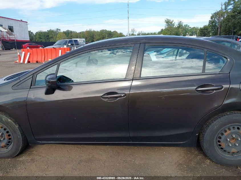 2014 Honda Civic Lx VIN: 2HGFB2F58EH503945 Lot: 43325969